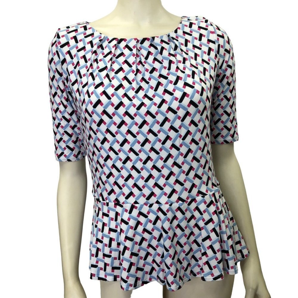 $37 LIZ CLAIBORNE SHORT SLEEVE TOP SM NEW WITH TAG